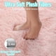 thumbnail image 4 of Alfombra PAGISOFE rosa para dormitorio de niñas, 120 x 180 cm, esponjosa, 4 of 9