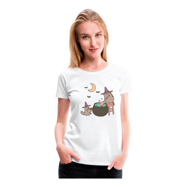 Polera Gato Kawai Cat Halloween Mujerniña