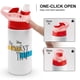thumbnail image 4 of Juego de gemelasBotella de Agua con Tapa Pop Top de Un Toque, Acero Inoxidable, a Prueba de Fugas, para Deportes, Botella Infantil rosa 12 oz, 4 of 6