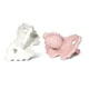 thumbnail image 1 of Mordedor de Silicona RAZBABY, Pack de 2 (Rosa y Blanco), 1 of 8