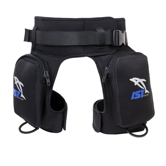 Funda IST DH2 Pocket para buceo S-M con correas para pierna y cinturón