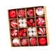 thumbnail image 3 of 42 Piezas De Bolas De Navidad Para Decorar Proyectos De Bricolaje Para El Hogar, Compromiso, Boda, Rojo Y Blanco, 3 of 3