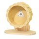 thumbnail image 1 of Rueda para correr de madera para hámster, caminadora, rueda de ejercicio silenciosa, juguete de altura ajustable para animales pequeños, hámster enano Dia15cm 20x10.5x19cm, 1 of 5