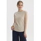 thumbnail image 1 of Polera Mujer Bote Drapeada Textura Arena, 1 of 4
