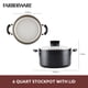 thumbnail image 3 of Stock Pot Farberware Smart Control, antiadherente, 6 litros, con tapa, color negro, 3 of 6