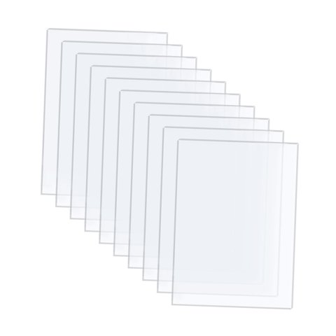 Bothyi - 10 Láminas Acrílicas Transparentes Para Marcos De Fotos E Invitaciones De Boda.