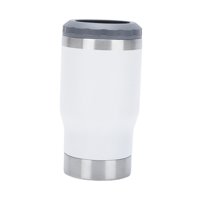 Bothyi - Enfriador De Latas Aislado De Doble Pared De Acero Inoxidable De 420 Ml Para Fiestas, Gimnasios En Casa, Color Blanco