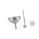 thumbnail image 2 of Embudo de vino Embudo de cocina de acero inoxidable de grado alimenticio Embudo de aceite líquido Embudo para aceite de cocina líquido Herramienta de Diámetro de la boca 53 cm, 2 of 5