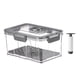 thumbnail image 3 of Almacenamiento De Alimentos Para Sellador Al Vacío Organizador Rectangular Contenedor De Vacío De Plástico Gris 2.5L, 3 of 3