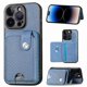 thumbnail image 5 of Funda Billetera Tejida para iPhone 14 Pro Max con Soporte y Tarjetero Azul, 5 of 5