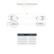 thumbnail image 5 of Cable DisplayPort VESA DP40 2.1 de 3 pies, 8 K, 60 Hz, VESA, 5 of 6