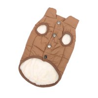 Ioensy - Chaqueta De Invierno Abrigo Para Clima Frío Ropa Cómoda Para Perros Pequeños Para Cachorros Café
