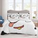 thumbnail image 1 of 101-Dalmatians Bedding Sets Cartoon Duvet Cover Lightweight 3 Piece Bet Sets for Kids Boys Girls, 1 of 5