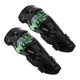 thumbnail image 2 of protector de protección de la armadura de la espinilla de la rodilla a prueba de viento para motocicleta verde de motocross, 2 of 5