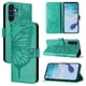 thumbnail image 1 of Funda cartera mariposa para Samsung Galaxy A26 5G con soporte y ranuras para tarjetas Verde, 1 of 5