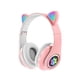 thumbnail image 1 of Audifonos Bluetooth Over Ear Orejas Gatito RGB Rosados, 1 of 4