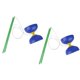 thumbnail image 3 of 2 Uds Retro Diabolos Con Palos Juegos Tradicionales Chino Yo Yo Azul, 3 of 3