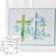 thumbnail image 1 of Set de troqueles metálicos de Navidad para oración, pez y cruz, scrapbooking, 1 of 7