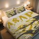 thumbnail image 1 of A$AP Rocky Golden & Black Art Portrait Duvet Cover Set Bedding Duvet Cover Digital Printed Bed Products, 1 of 1