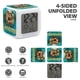 thumbnail image 3 of Escalofríos theme 7 colors Alarm Clock Digital LED Alarm Clock Gifts for kids friends family, 3 of 6