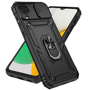 Estuche Gangxun Para Samsung Galaxy A03 Core, Soporte Giratorio 360°, Estilo Mecánico Y Magnético