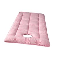 Magideal - Almohadilla Para Mesa De Masaje Para Spa, Colchón Para Salón De Belleza, Estera De Cama Portátil Suave Y Ligera, Cojín De Cama Facial Para Baños Y Hot Rosa