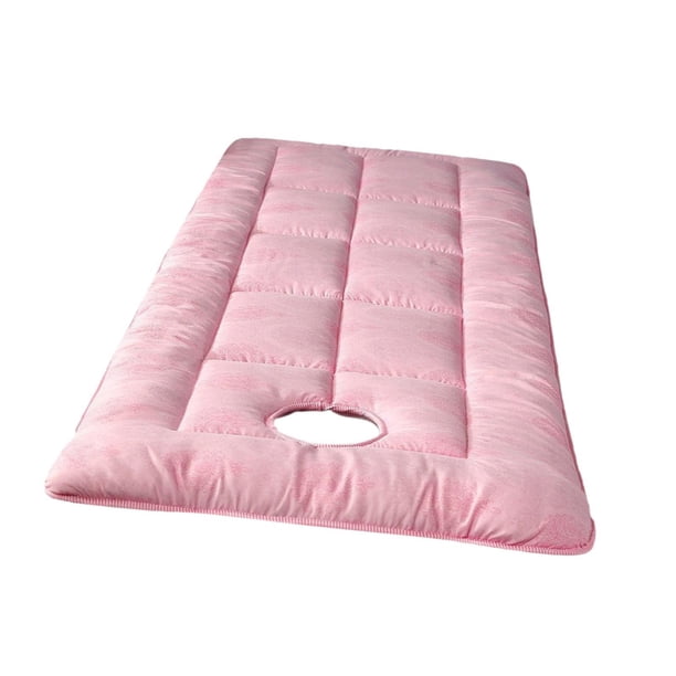 Almohadilla para Mesa de Masaje para SPA, Colchón para Salón de Belleza, Estera de Cama Portátil Suave Y Ligera, Cojín de Cama Facial para Baños Y Hot Rosa