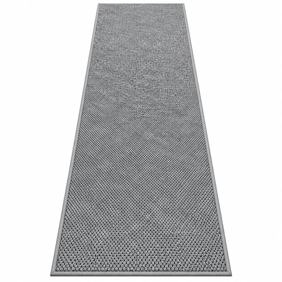 ALFOMBRA PASILLERA SISAL 60 × 200 CM COLOR GRIS