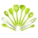 thumbnail image 3 of Juego De Utensilios De Cocina De 10 Piezas, Cuchara De Silicona Para Hornear, Herramienta Para Hornear, Verde, 3 of 3
