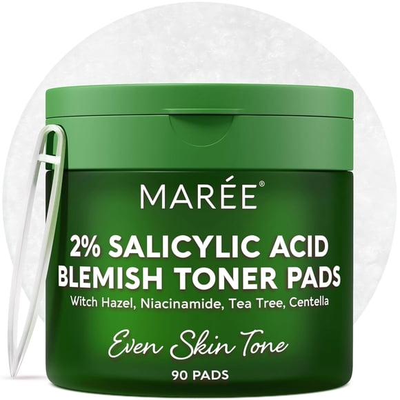 Pads Toner MAREE 2% Ácido Salicílico 90 un