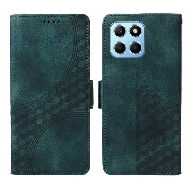 Carcasa FOXDOCK Honor X8 5G de cuero PU, diseño acolchado clásico, protección contra caídas y rayones