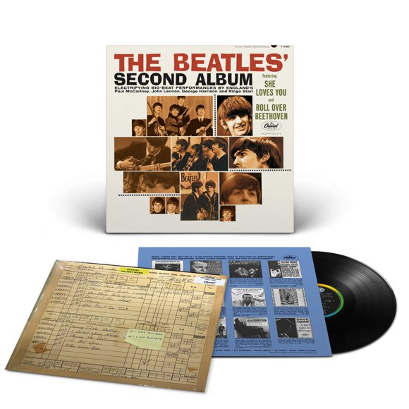 LP en vinilo, segundo álbum de The Beatles