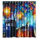 thumbnail image 1 of Cortina de ducha de Doctor Who, juego de cortina de baño con ganchos, tamaño 66 x 72 pulgadas, 1 of 3
