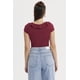 thumbnail image 3 of Polera Mujer Con Vuelos Rojo, 3 of 4
