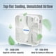 thumbnail image 4 of Ventilador de suelo Hurricane Classic 20 Compact Portable Verde, 4 of 9