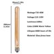 thumbnail image 2 of Bombilla Qixivcom T30 40W Ámbar Regulable Paquete de 4, 2 of 9