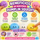 thumbnail image 3 of Juguete Dumpling Squishy Sorpresa Mystery Rainbow Fidget Al, 3 of 6