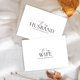 thumbnail image 5 of Tarjeta de boda GroomBrideGifts 10 × 15 cm Pack de 2, 5 of 8