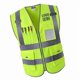 thumbnail image 1 of 3xRopa De Trabajo De Alta Visibilidad Chaleco De Seguridad Uniforme L Verde Brillante, 1 of 1
