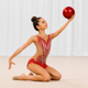 thumbnail image 3 of Pelota Gimnasia Rítmica Infantil 15 cm 250-300 g Glitter Entrenamiento Competencia, 3 of 3