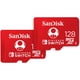 thumbnail image 1 of Tarjeta microSDXC SanDisk de 128 GB, paquete de 2 unidades, con licencia para Nintendo Switch, 1 of 6
