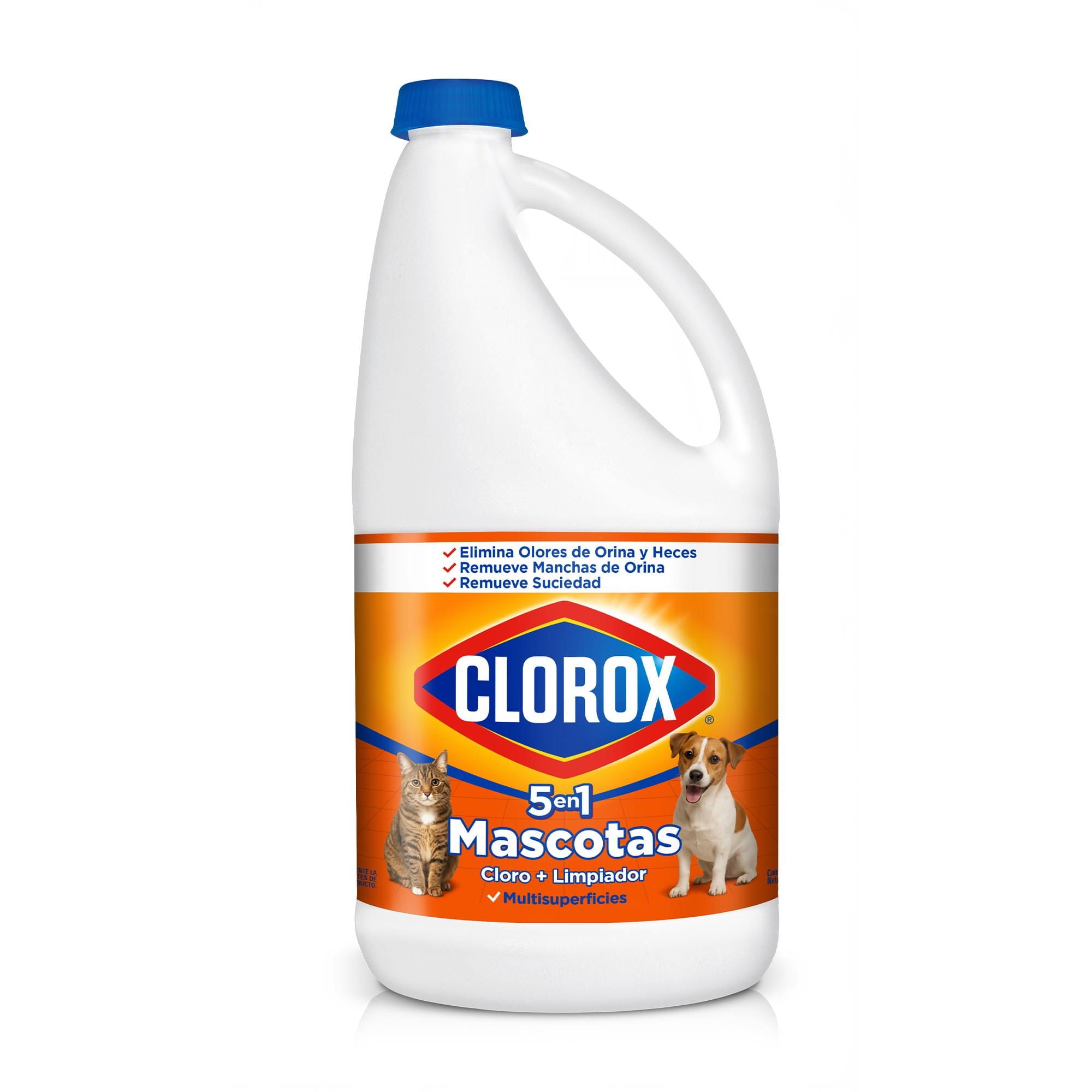 Cloro Líquido Mascotas Botella 1900 ml Clorox