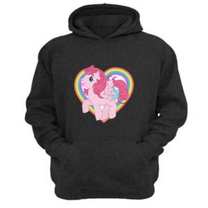 Genérico - Poleron Canguro Mi Pequeño Pony Gris Oscuro Talla Xl Unisex