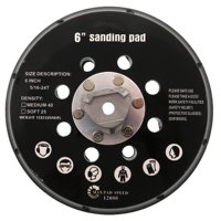 Magideal - Almohadilla De Respaldo De Gancho Y Bucle Almohadilla De Respaldo 6 ""17 Agujeros Almohadilla De Respaldo De Lijado Para Lijadora Piezas De Lijadora Re