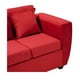 thumbnail image 5 of Sofa 3 Cuerpos Kansas Felpa-Burdeo, 5 of 5