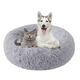 thumbnail image 1 of Cama Antiestrés Felpa para Mascotas Perros Gatos 60cm Gris, 1 of 3