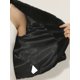 thumbnail image 5 of INSPIRE CHIC Chaqueta corta de mujer de piel sintética con mangas largas y frente abierto en negro talla S, 5 of 6