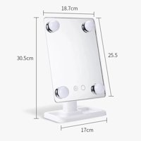 Genérico - Espejo Maquillaje Hollywood Luces Led Brillo Mujer Lau