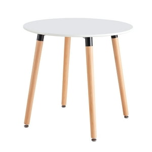 Novahus - Mesa De Comedor Redonda Emily Blanco