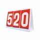 thumbnail image 3 of Flip Scoreboard Tabla Portátil Score Flipper Para Bádminton Voleibol Fútbol Rojo, 3 of 3